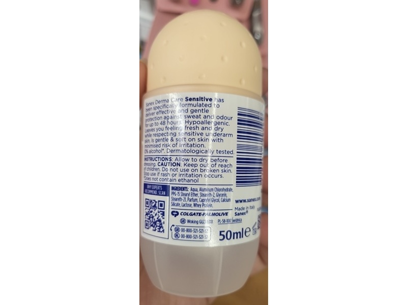 Sanex Derma Care Antiperspirant, 50 mL