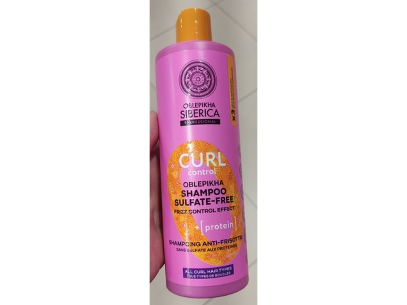 Natura Siberica Professional Oblepikha Shampoo, Curl Control, 400 mL