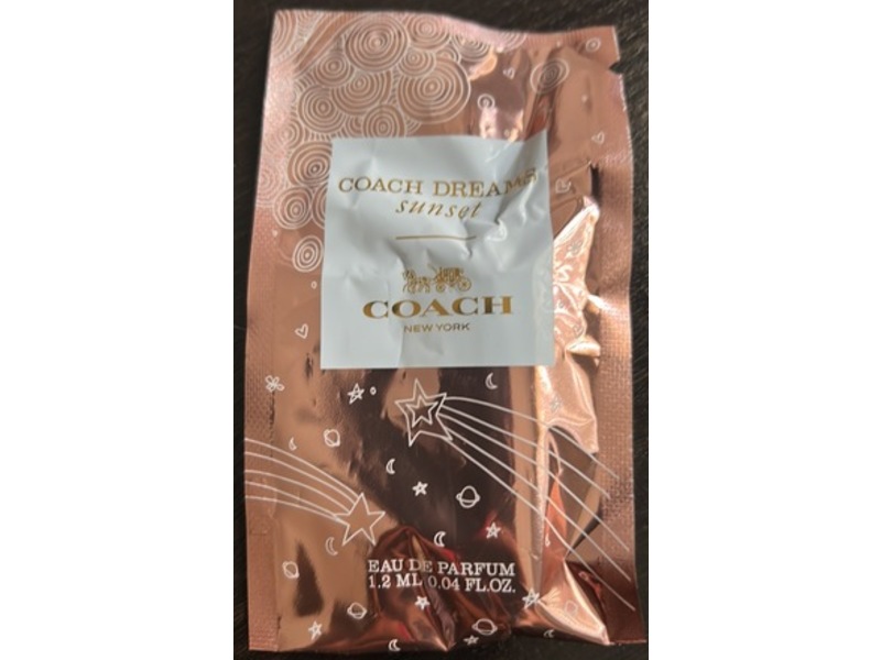 Coach New York Eau De Parfum, Dreams Sunset, 0.04 fl oz/1.2 mL