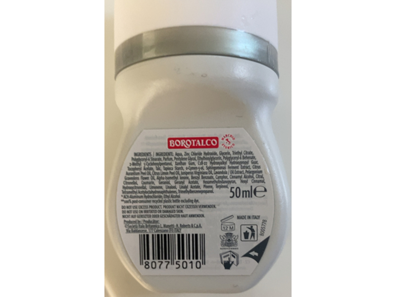 Borotalco Pure Musky Breeze Scent Deodorant, 50 mL