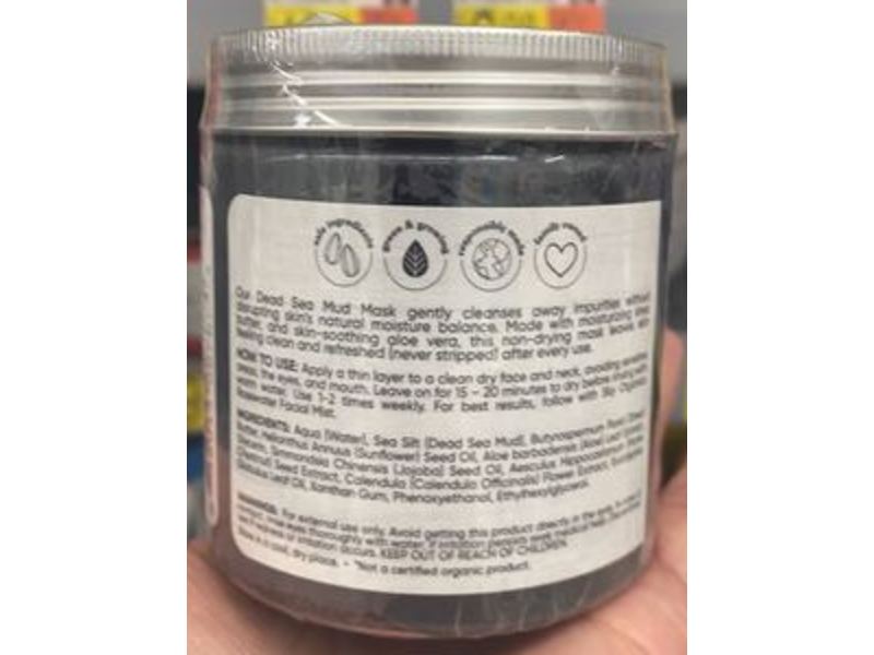 Sky Organics Dead Sea Face Mud Mask, Normal To Dry Skin, 8.8 oz/250 g