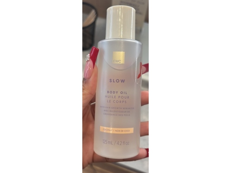 EWC Slow Body Oil, Coconut, 4.2 fl oz/125 mL
