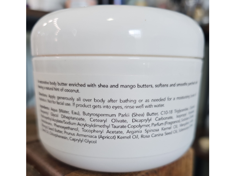 Mario Badescu Skin Care Body Butter, Coconut, 8 oz/227 g