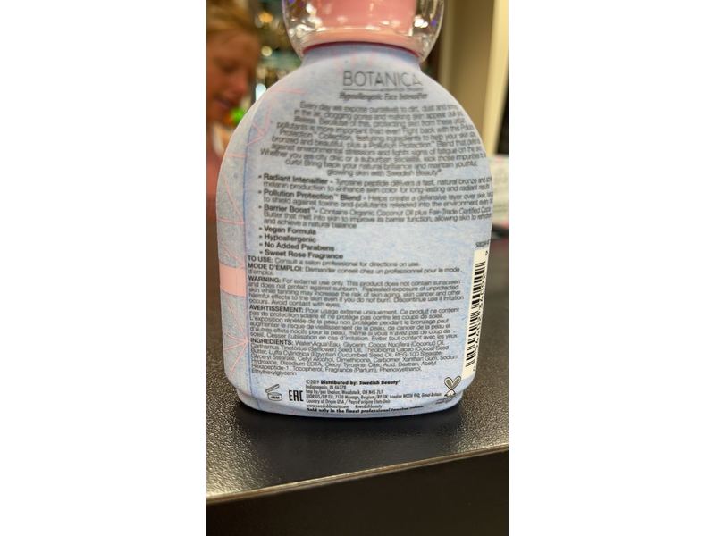 Swedish Beauty Pollution Protection Hypoallergenic Facial Intensifier, Natural Bronze with Tyrosine 3oz