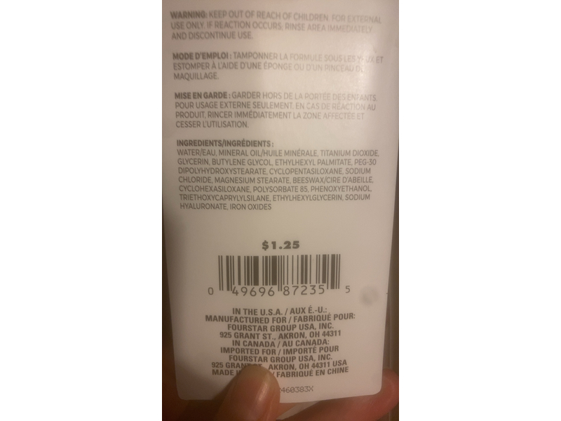 b.pure Hydrating Under Eye Concealer, Fair, 0.4 fl oz/12 mL