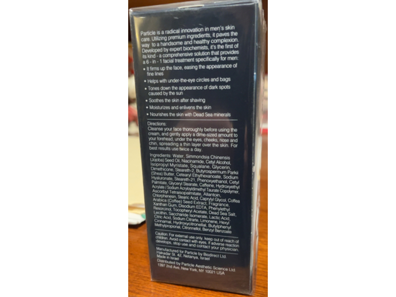 Particle Men's Formula Daily Care Face Cream, 1.7 fl oz/50 mL