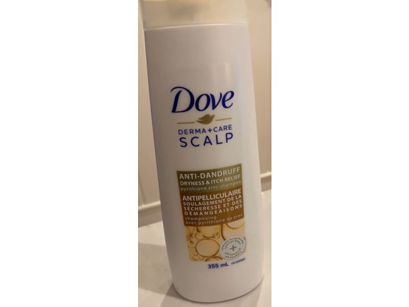 Dove Derma + Care Scalp Dryness & Itch Relief Anti - Dandruff Shampoo, 355 mL