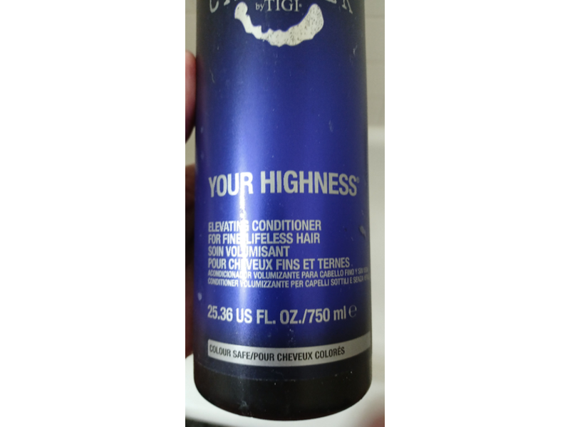 TIGI Catwalk Your Highness Elevating Conditioner, 25.36 fl oz/750 mL