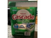 Cascade Complete Shine Boost Dishwasher Pacs, Fresh, 42.8 oz/1.21 kg - thumbnail 2
