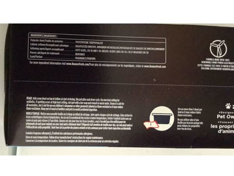 Bounce Pet Hair & Lint Guard Mega Dryer Sheets, Fresh Scent, 60 Count