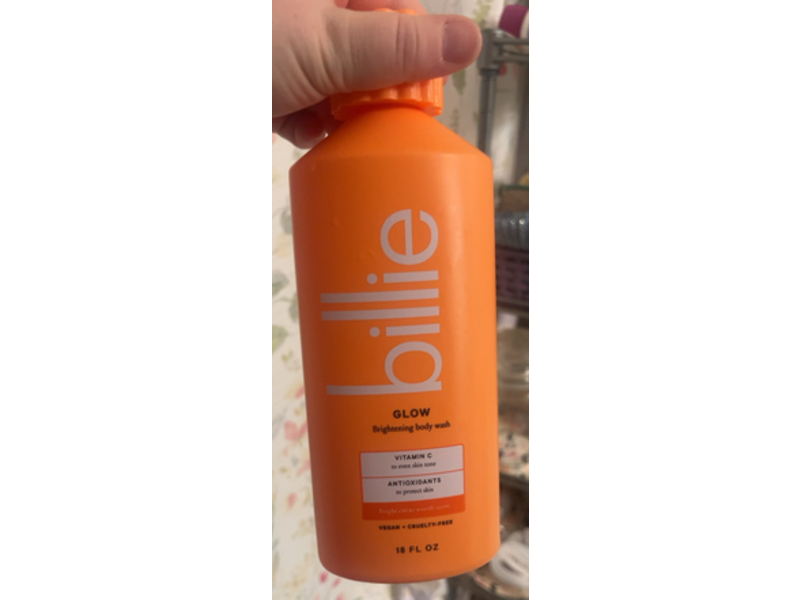 Billie Glow Brightening Body Wash, Vitamin C, 18 fl oz