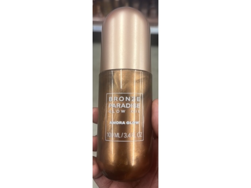 Amora Glow Bronze Paradise Glow Oil, 3.4 fl oz/100 mL