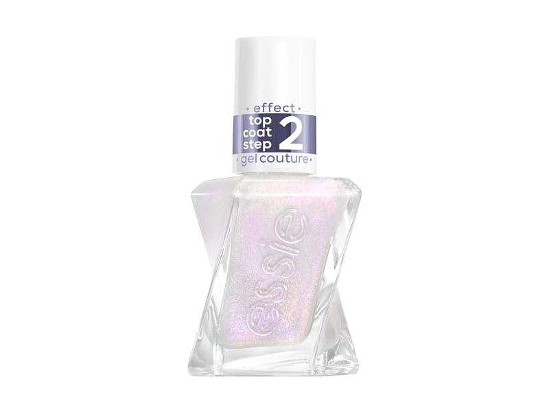 essie Gel Couture Top Coat Step 2, Blushed Metal, 0.46 fl oz/13 mL