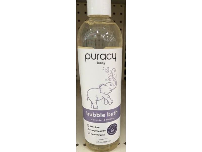 Puracy Baby Bubble Bath, Lavender & Vanilla, 12 fl oz/355 mL