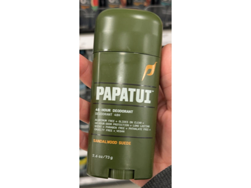 Papatui Deodorant, Sandalwood Suede, 2.6 oz/73 g
