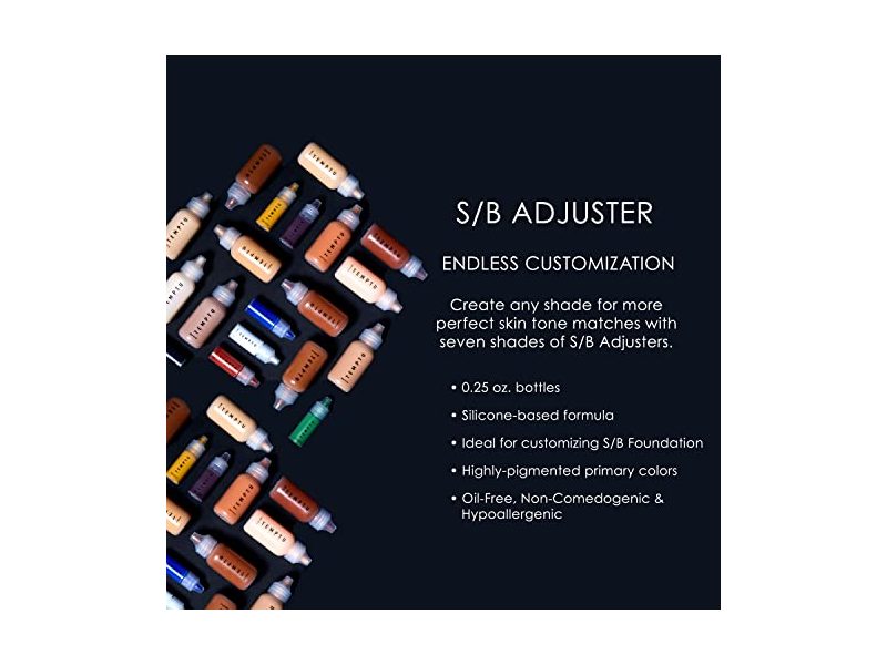 Temptu S/B Shade Adjuster, Blue 035, 0.25 fl oz/7.5 mL