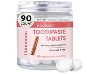 Ecofam Toothpaste Tablets, Cinnamon, 2.7 oz/76.5 g, 90 Tablets - thumbnail 1