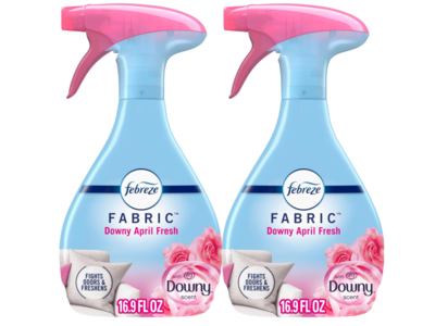 Febreze Fabric Refresher, Downy April Fresh, 16.9 fl oz/500 mL, Pack of 2