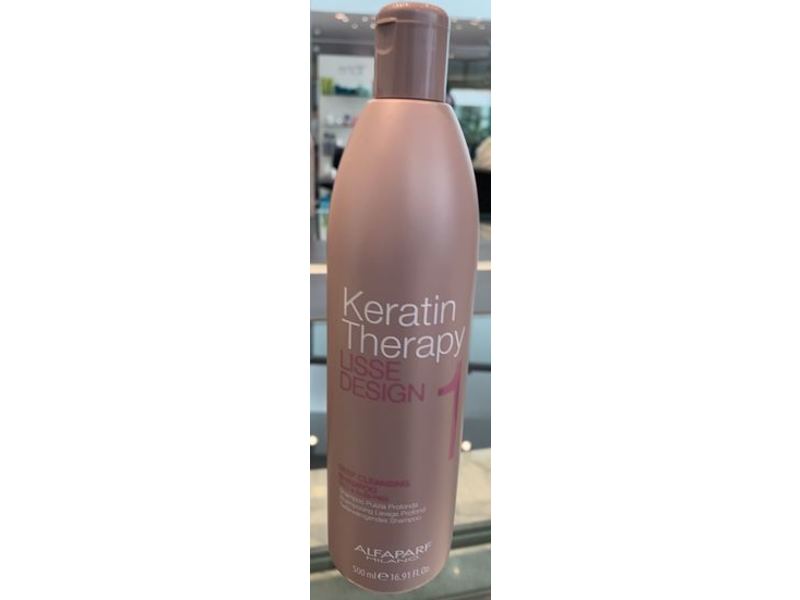 Alfaparf Milano Deep Cleansing Shampoo, Keratin Therapy, 16.91 fl oz/500 mL