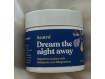 Asutra Dream The Night Away Nighttime Lotion, Melatonin & Magnesium, 2 oz/57 g