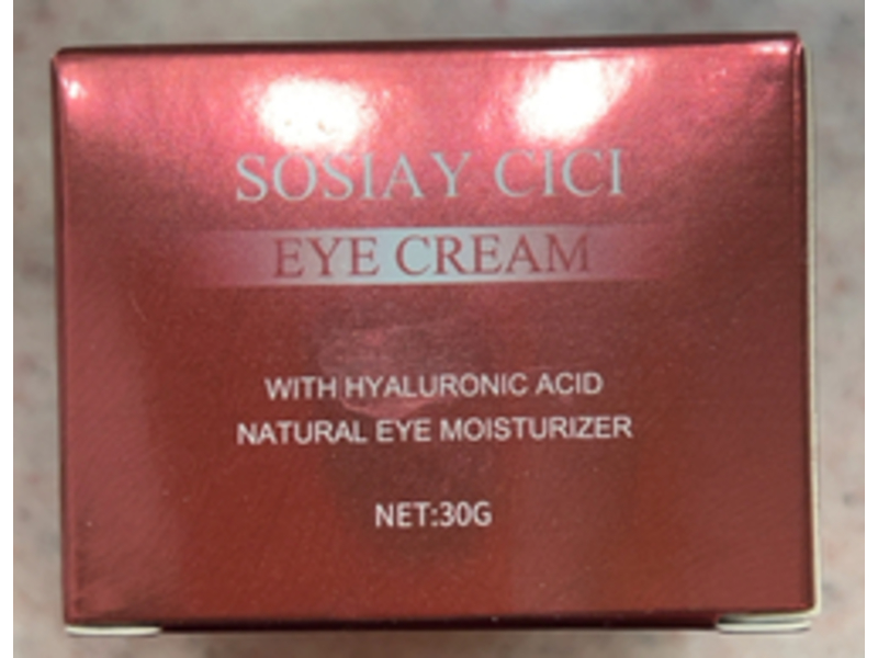 Sosiay Cici Natural Moisturizer Eye Cream, Hyaluronic Acid, 30 g
