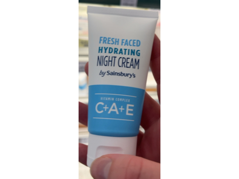 Sainsbury's Fresh Faced Hydrating Night Cream, 50 mL