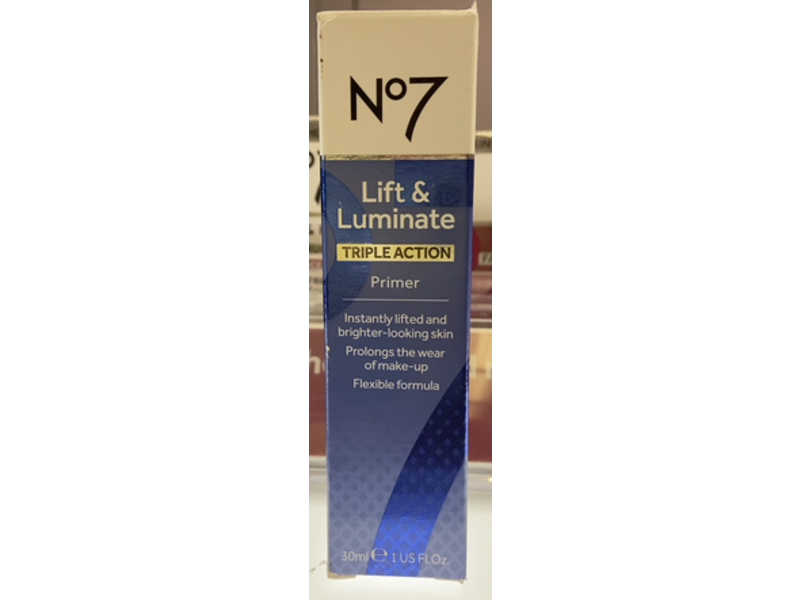 No7 Lift & Luminate Primer, Triple Action, 1 fl oz/30 mL