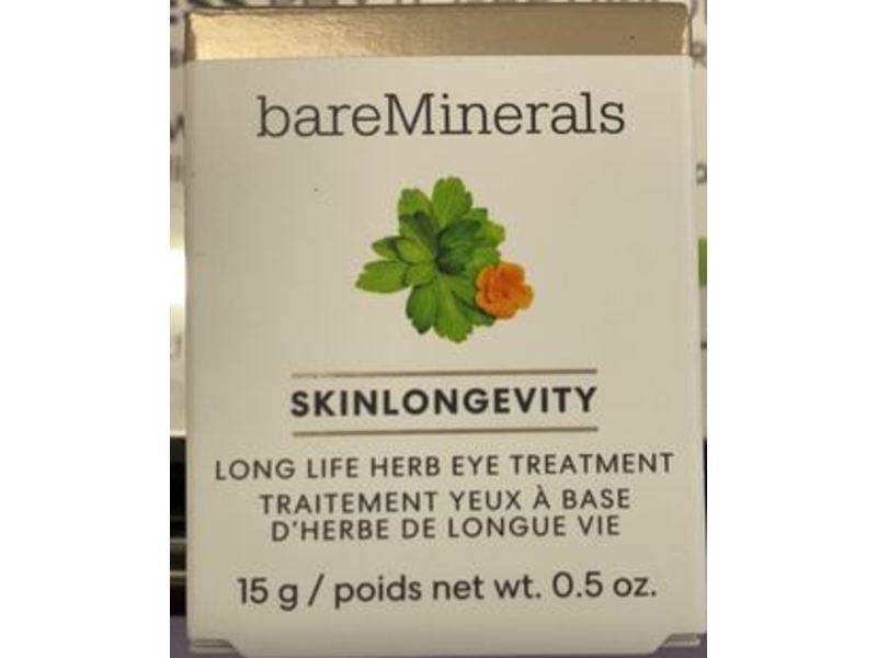 bareMinerals Skinlongevity Long Life Herb Eye Treatment, 0.5 oz/15 g