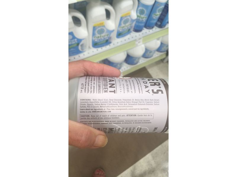Mrs. Meyer's Clean Day Nettoyant Quotidien, Lavender, 473 mL