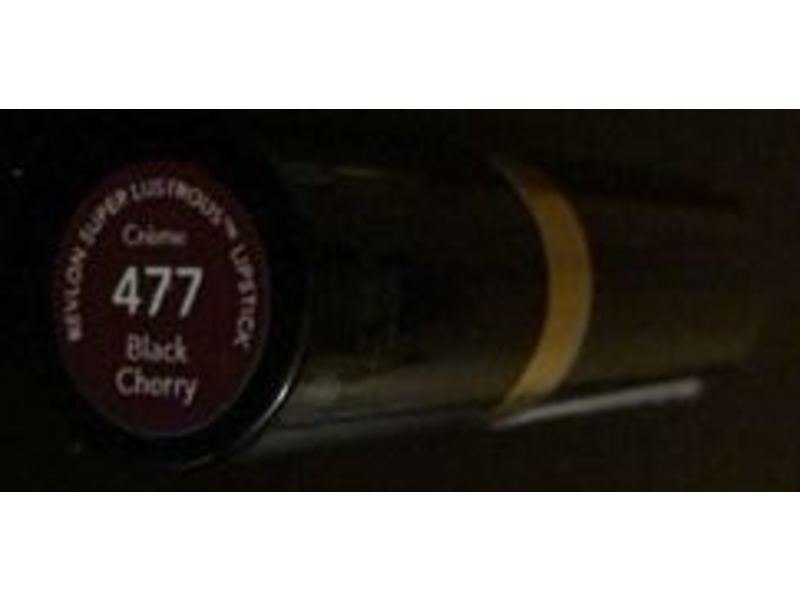 Revlon Super Lustrous Lipstick, 477 Black Cherry, 0.15 oz, Pack Of 2