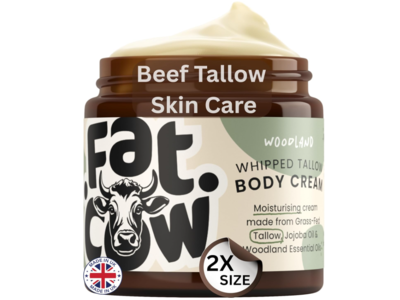 Fat Cow Whipped Tallow Body Cream, Woodland