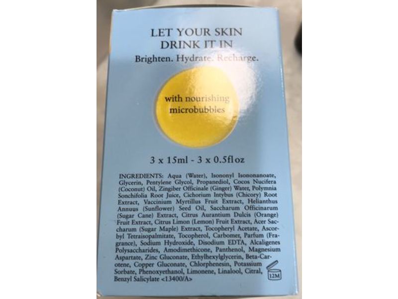 Fresh Vitamin Nectar Glow Juice Antioxidant Face Serum, 0.5 fl oz/15 mL, 3 Count