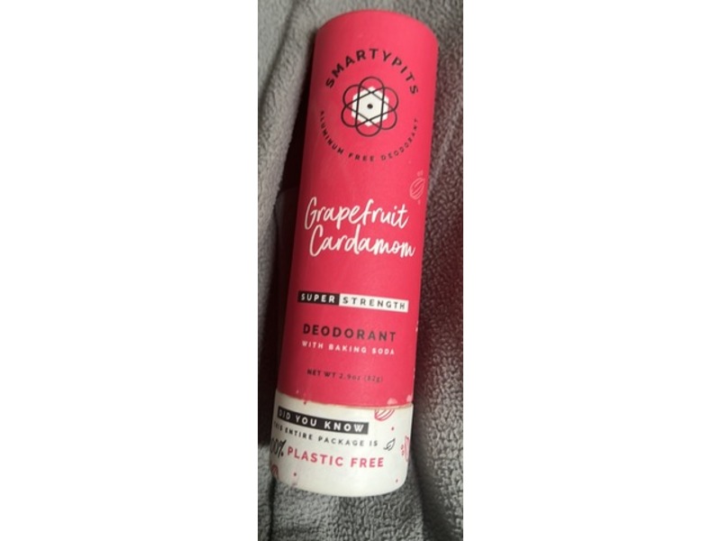 Smartypits Deodorant, Grape Fruit Cardamon, 2.9 oz/82 g