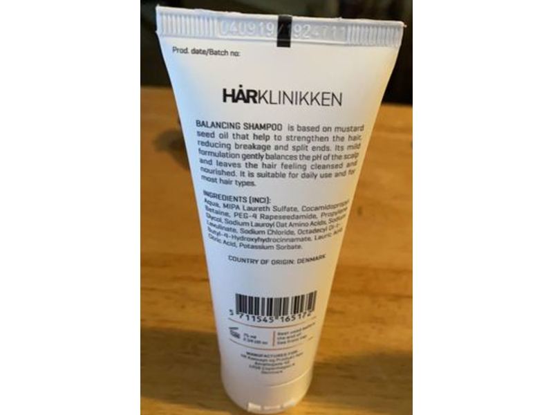 Harklinikken Balancing Shampoo, 2.54 oz/75 mL