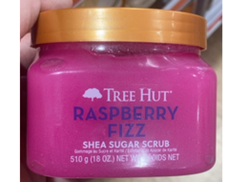 Tree Hut Shea Sugar Scrub, Raspberry Fizz, 18 oz/510 g