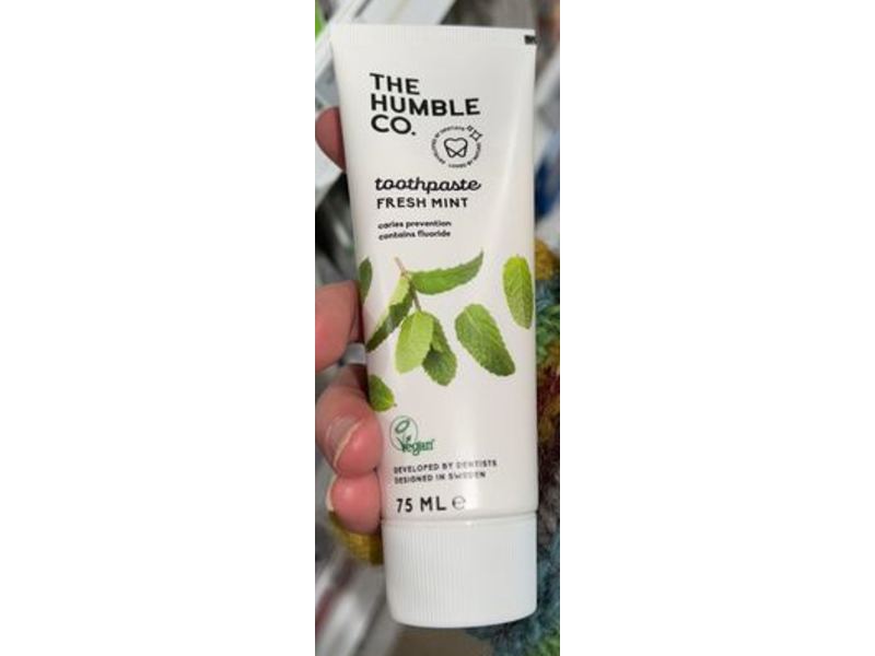 The Humble Co Toothpaste, Fresh Mint, 75 mL