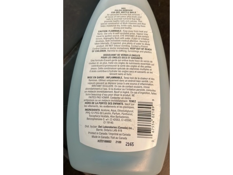 Sally Hansen Maximum Strength Polish Remover, Vitamin E & Aloe, 340 mL