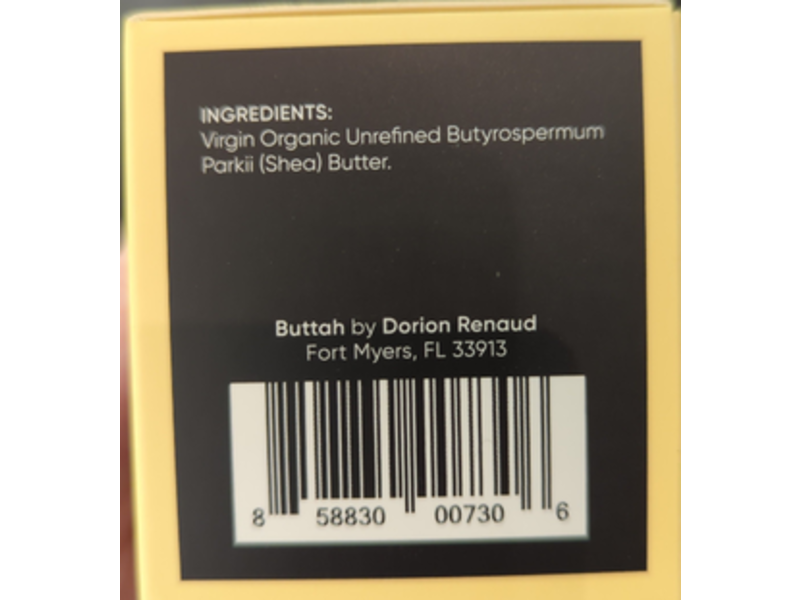Buttah Facial Shea Butter, 2 oz/56.5 g
