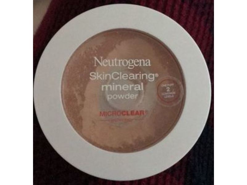 Neutrogena Cosmetics Skin Clearing Mineral Powder, Classic Ivory 10, 0.38 oz/11 g