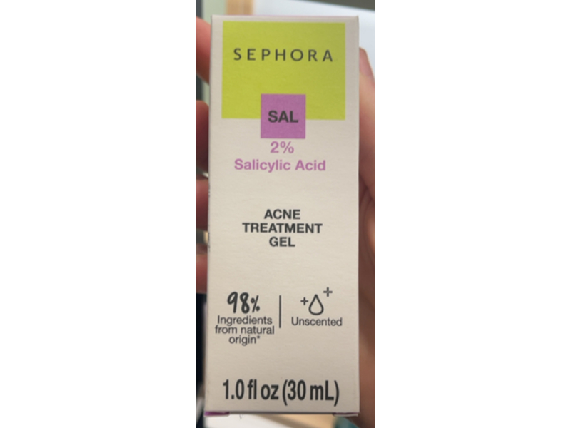 Sephora Acne Treatment Gel, Salicylic Acid, 1.0 fl oz/30 mL