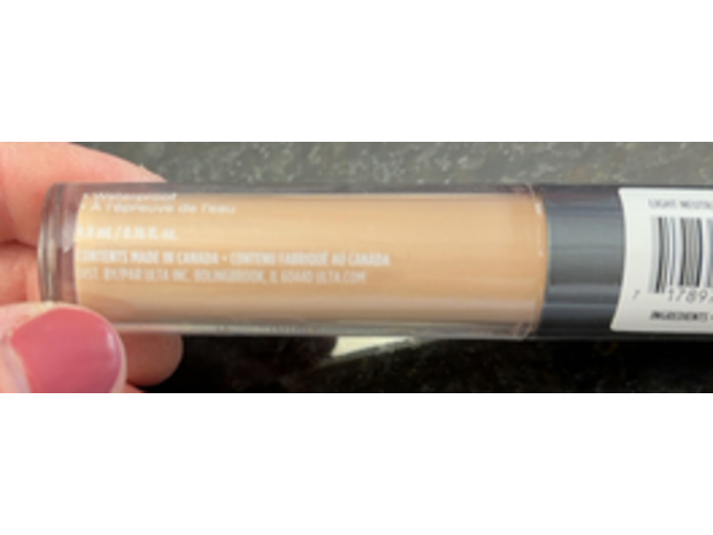 Ulta Beauty Full Coverage Concealer, Light Neutral, 0.16 fl oz/4.8 mL