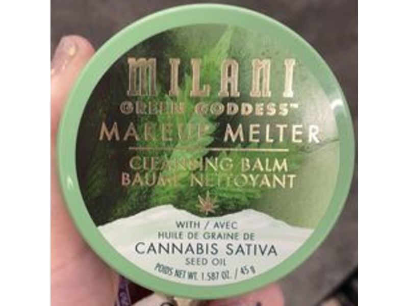 Milani Green Goddess Makeup Melter Cleansing Balm, 1.587 oz / 45 g