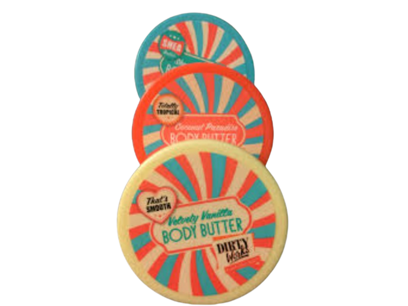 Dirty Works Butter Me Up Body Butters, 1.69 fl oz/50 mL, 3 Count