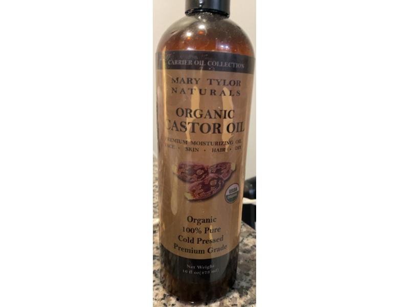 Mary Tylor Naturals Organic Castor Oil, 16 fl oz/473 mL