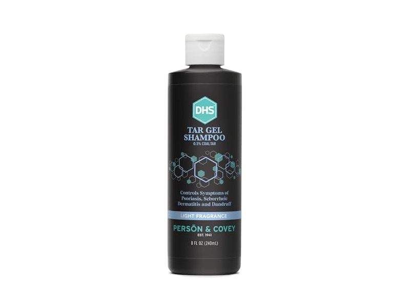 DHS Tar Gel Shampoo, Light Fragrance, 8 fl oz/240 mL