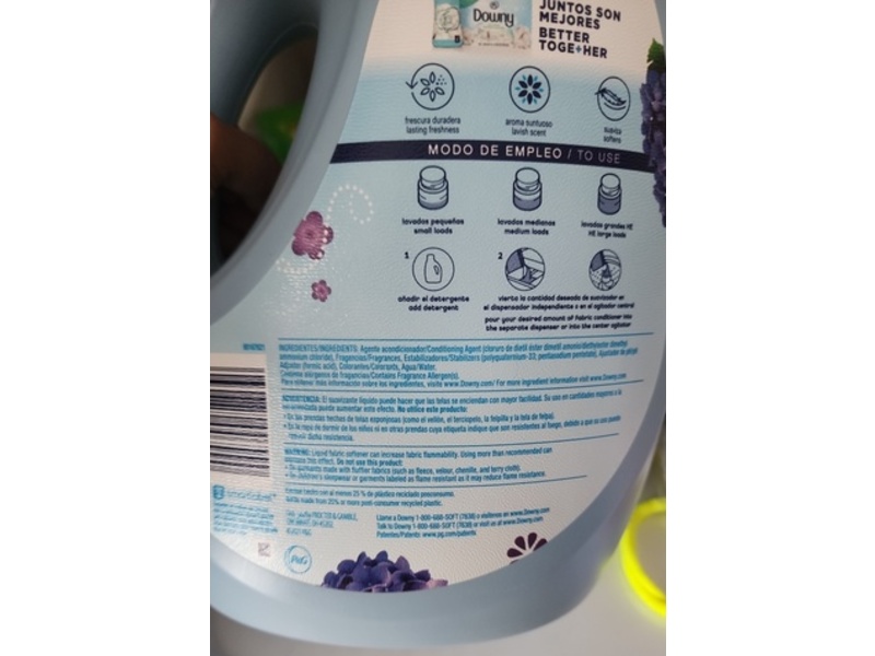 Downy Fresh Fabric Softener, Lavender Dream, 145 Loads, 125 fl oz