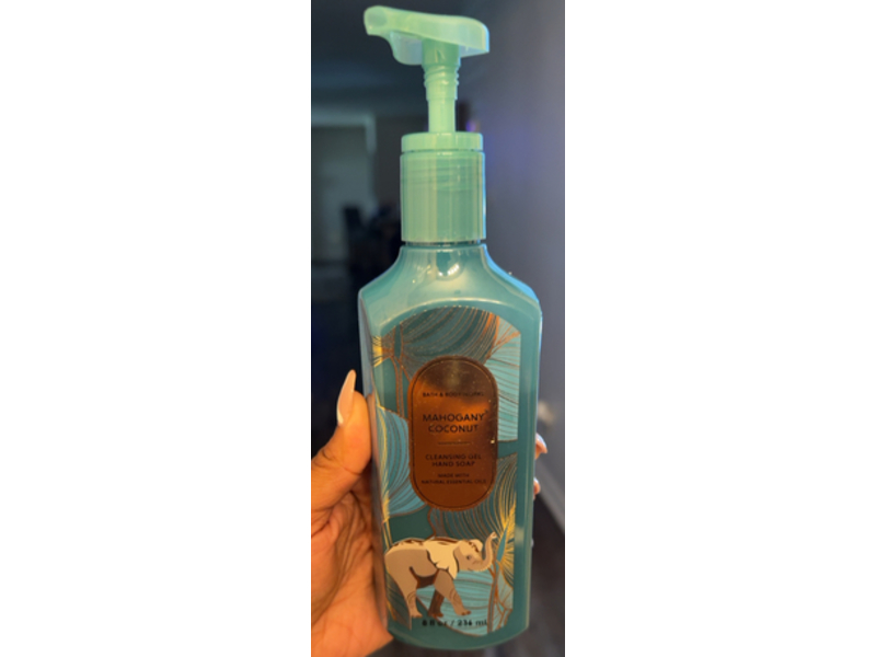 Bath & Body Works Cleansing Gel Hand Soap, Mahogany Coconut, 8 fl oz/234 mL