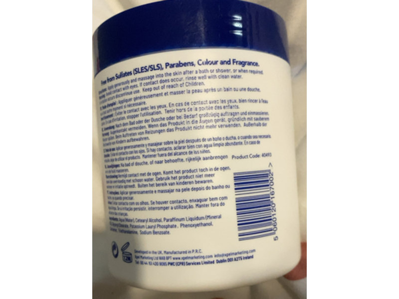 Xpel Body Care Aqueous Body Cream, 17.6 fl oz/500 mL