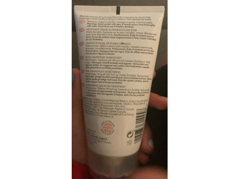 Creightons Face Wash, Pink Grapefruit, 5.07 fl oz/150 mL