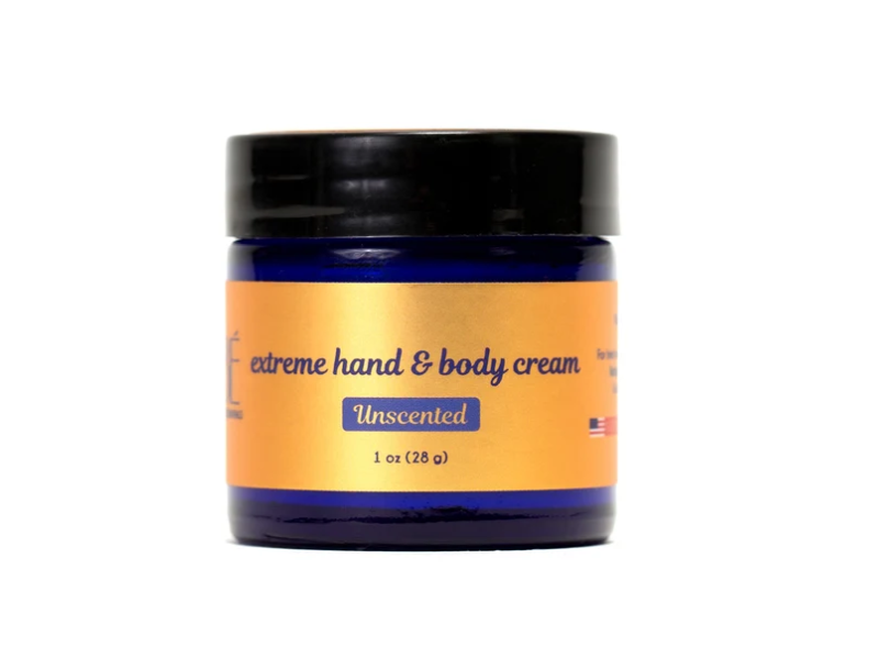 Organic Body Essentials Extreme Hand & Body Cream, Unscented, 1 oz/28 g
